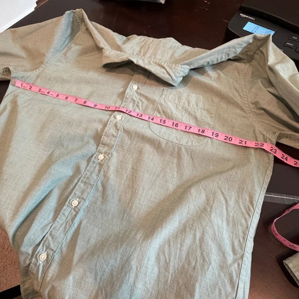 J. CREW Mens Button Down Shirt XL Slim Preppy Business Casual Minimalist Classic